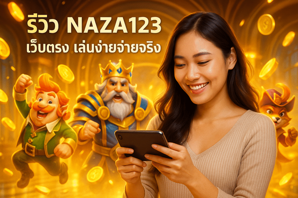 รีวิว NAZA123 เว็บตรง เล่นง่ายจ่ายจริง