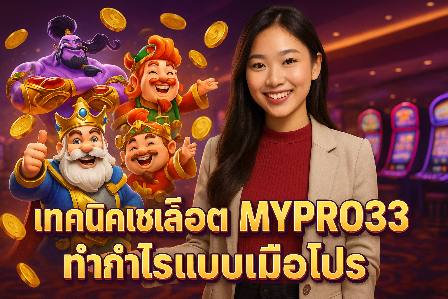 เทคนิคเซียนสล็อต MYPRO33 ทำกำไรแบบมือโปร