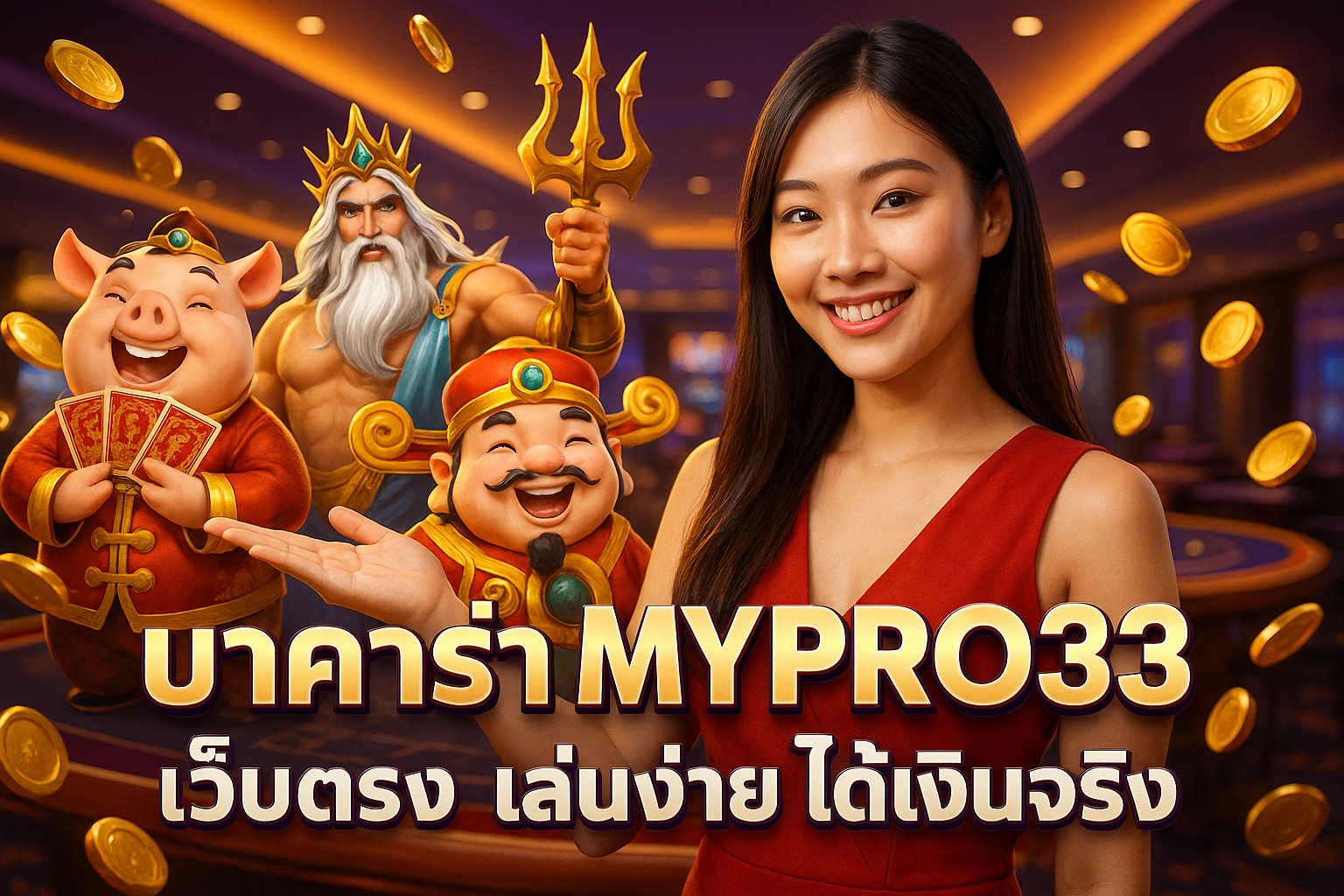 บาคาร่า MYPRO33 เว็บตรง เล่นง่าย ได้เงินจริง