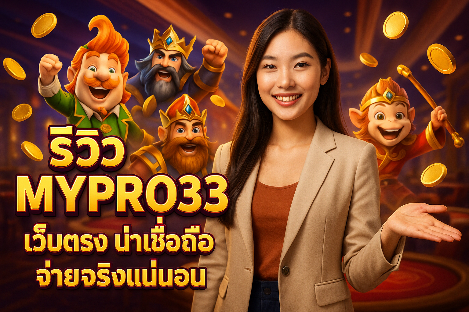 รีวิว MYPRO33 เว็บตรง น่าเชื่อถือ จ่ายจริงแน่นอน
